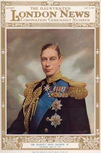 Portrait of King George VI (1895-1952) from 