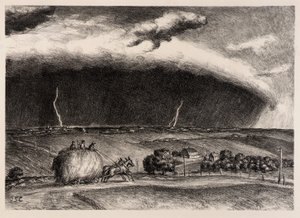 The Line Storm by John Steuart Curry