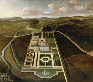 South Prospect of Hampton Court, Herefordshire by John Stevens