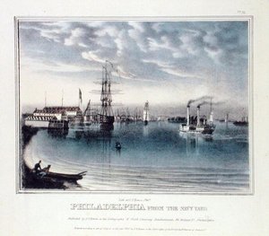 Philadelphia from the Navy Yard, c.1840