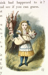 Alice and the Pig-Baby by John Tenniel
