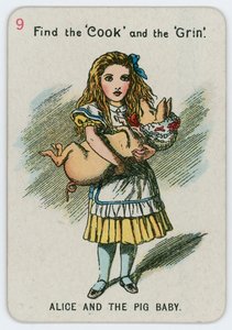 Alice and the Pig Baby by John Tenniel