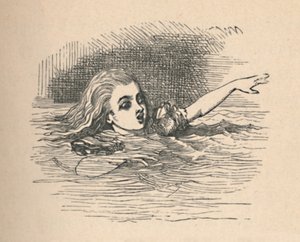 Alice in a sea of tears