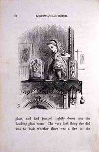 Alice in the Looking-Glass Room, Illustration from 