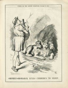Illustration of John Tenniel in Punch by John Tenniel