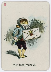 The Frog-Footman by John Tenniel