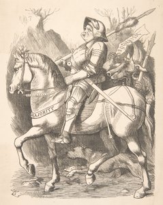 The Knight and His Companion Punch, March 5, 1887 by John Tenniel