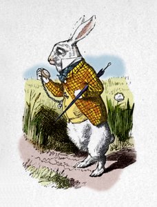 The White Rabbit with a watch