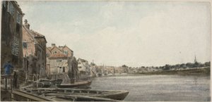 View on the Wensum at King Street, Taken from Foundary Bridge by John Thirtle