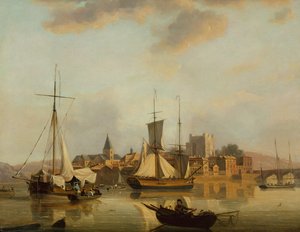 A View of Rochester with Shipping