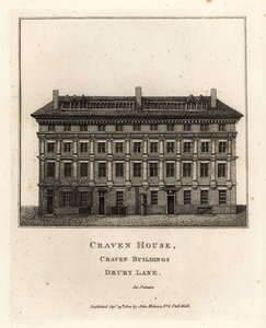 Craven House, Craven Buildings, Drury Lane, London by John Thomas Smith