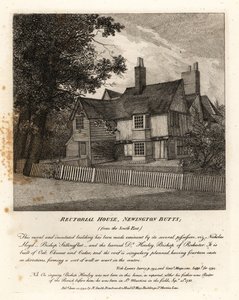 Rectorial House, Newington Butts by John Thomas Smith