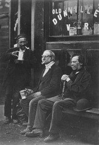 Wall Workers, c.1877 (B/W Photo) by John Thomson