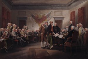 The Declaration of Independence, July 4, 1776 by John Trumbull