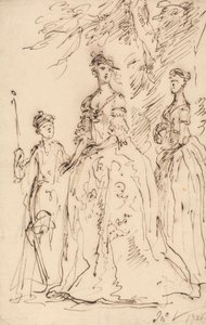 Three Ladies by John Vanderbank