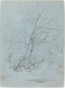 A Cottage on a Lane by John Varley