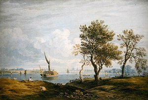 Battersea from the Banks of the Thames