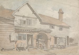 Farm House with a Well by John Varley