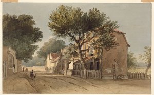 Leyton, Essex, c.1800 by John Varley