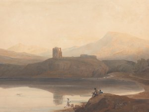 Llanberis Lake, with Castle Dolbadern