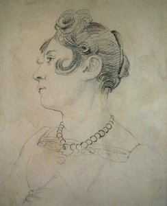 Portrait of Matilda Lowry by John Varley