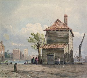 The Horse Ferry, Millbank by John Varley
