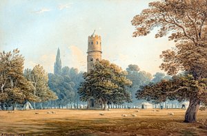 The Tower at Berkhampstead by John Varley