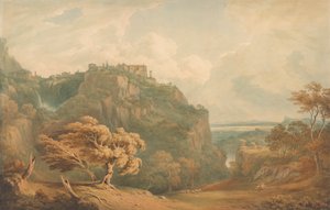 A View of Tivoli Looking Towards Rome by John Warwick Smith