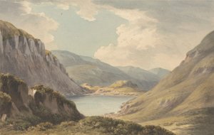 Llyn Geirionedd Not Far from Trefriew, on the River Conway, Carnarvonshire