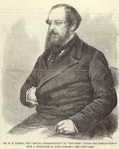 Portrait of Sir William Howard Russell by John Watkins