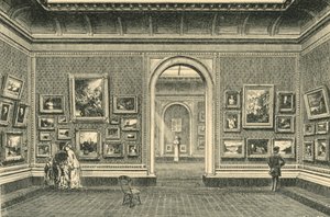 The Sheepshanks Gallery, South Kensington Museum, c1860s by John Watkins