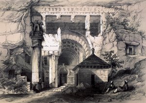 Entrance of Great Chaitya Cave, Karli