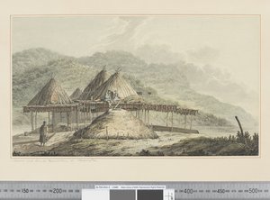 Summer and Winter Habitations in Kamschatka by John Webber
