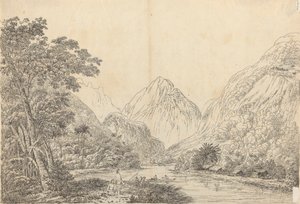View in Oheitepeha Bay, Otaheite by John Webber