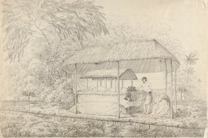 Waheiadooa, Chief of Oheitepha, Lying in State by John Webber