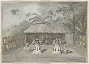 A Dance or Heiva at Otaheite [Tahiti]