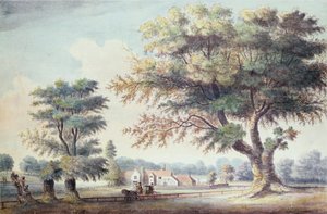 The Old Cheesecake House, north of the Serpentine, 1786