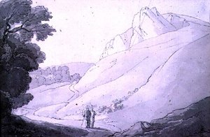 A Hilly Landscape with Two Figures