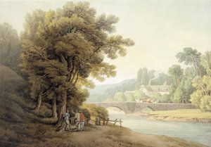 Dunsford Bridge by John White Abbott