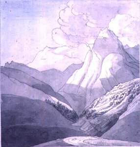 The Alps Near the Source of the Rhine