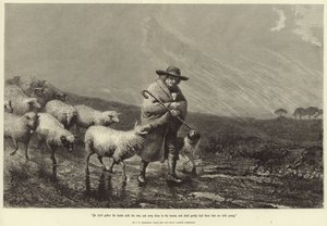 He shall gather the lambs with his arm by John William Bottomley