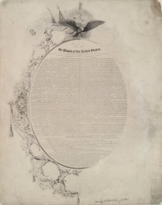 Drawing to the Constitution of the United States by John William Casilear