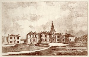 The Newcastle upon Tyne Lunatic Asylum, Coxlodge (c.1829) by John William Dyson