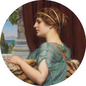 A Pompeian Lady by John William Godward
