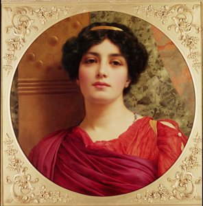 Classical Lady by John William Godward