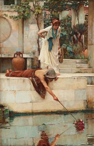 The Rescue, c. 1890 by John William Waterhouse