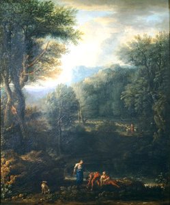 Classical landscape by John Wootton