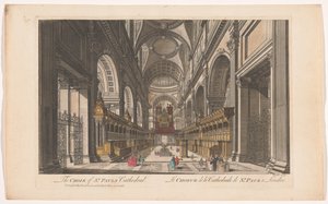 View of the choir of Saint Paul