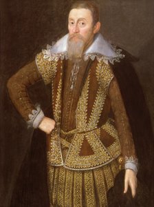 William Parker, 4th Baron Monteagle and 11th Baron Morley (1575-1622) by John de Critz