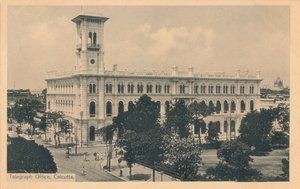 Telegraph Office, Calcutta by Johnston and Hoffmann